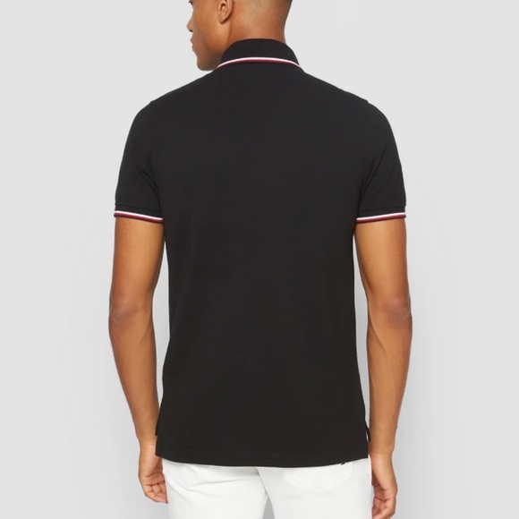 Black Tommy Hilfiger Polo Shirt (S) - Picture 2 of 6